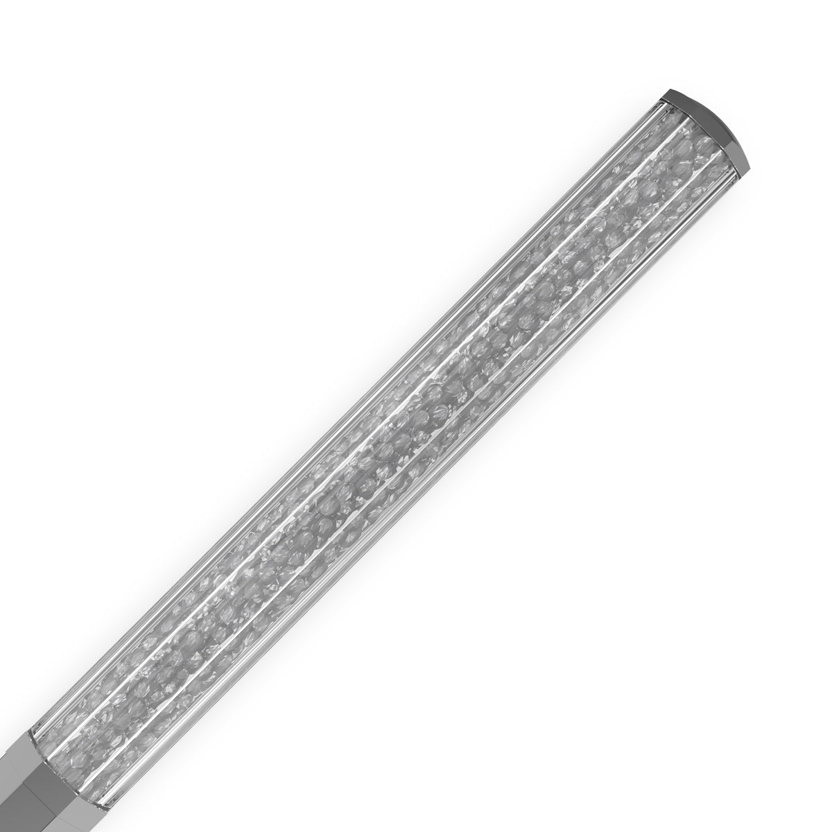 Swarovski Crystalline Ballpoint Pen Octagonal Shape, Grey, Graphite Plated -Swarovski