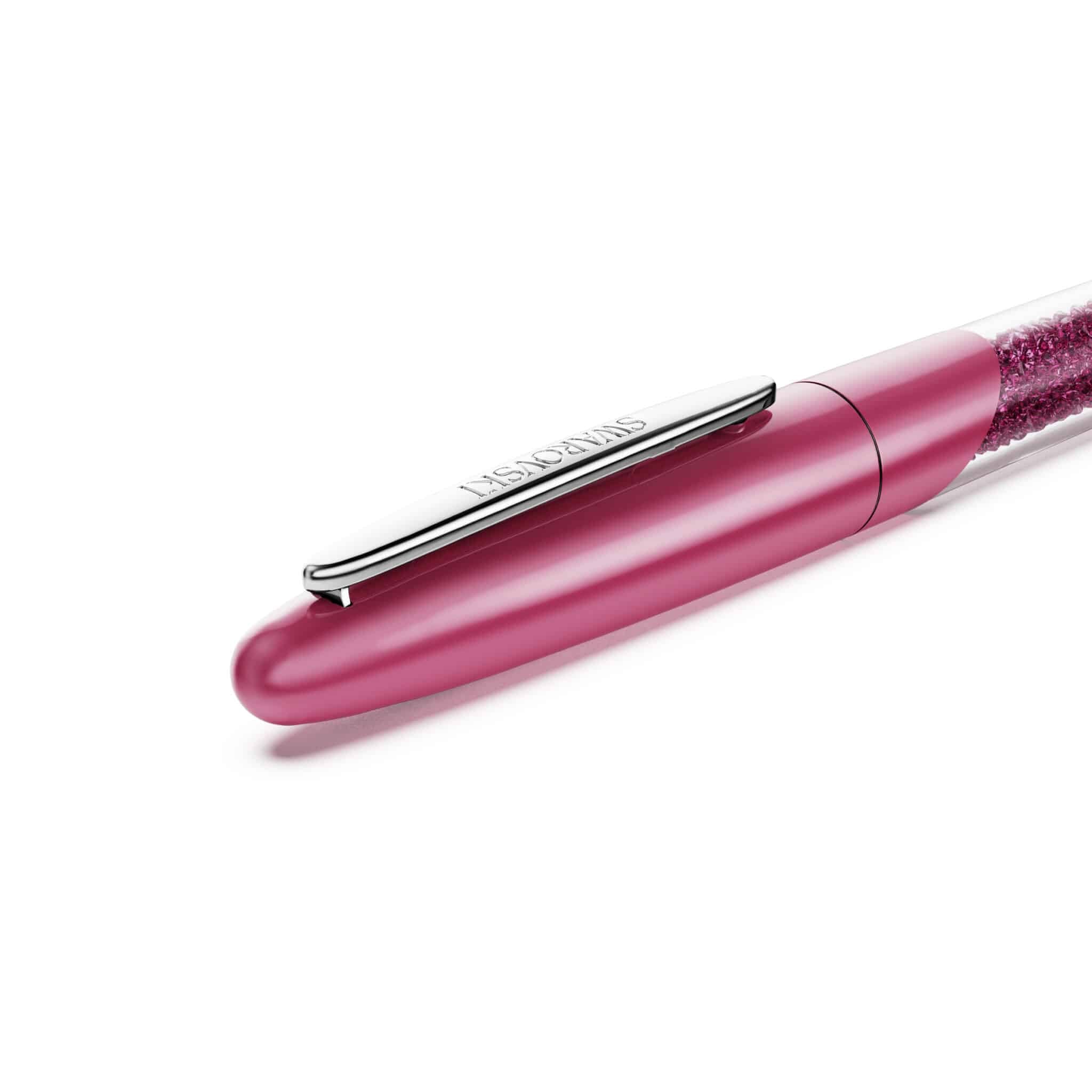 Swarovski Crystalline Nova Rollerball Pen, Pink, Chrome Plated -Swarovski