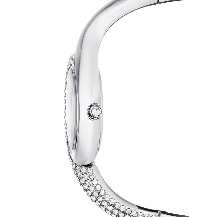 Swarovski Dextera Asymmetric Watch, Swiss Made, Metal Bracelet, Silver Tone, Stainless Steel -Swarovski