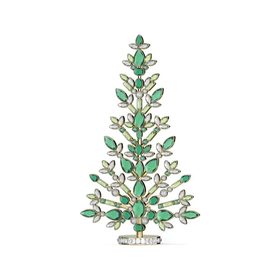 Swarovski Gema Collection Holiday Tree Green -Swarovski