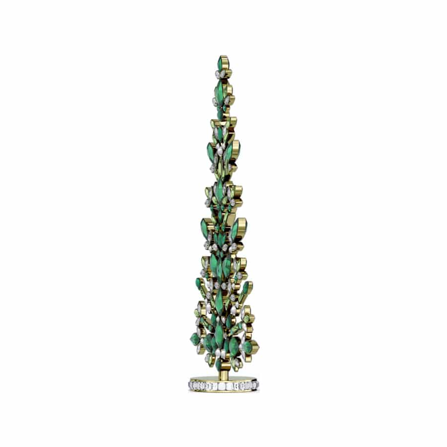 Swarovski Gema Collection Holiday Tree Green -Swarovski