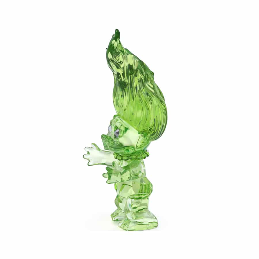 Swarovski Good Luck Trolls Troll Green -Swarovski