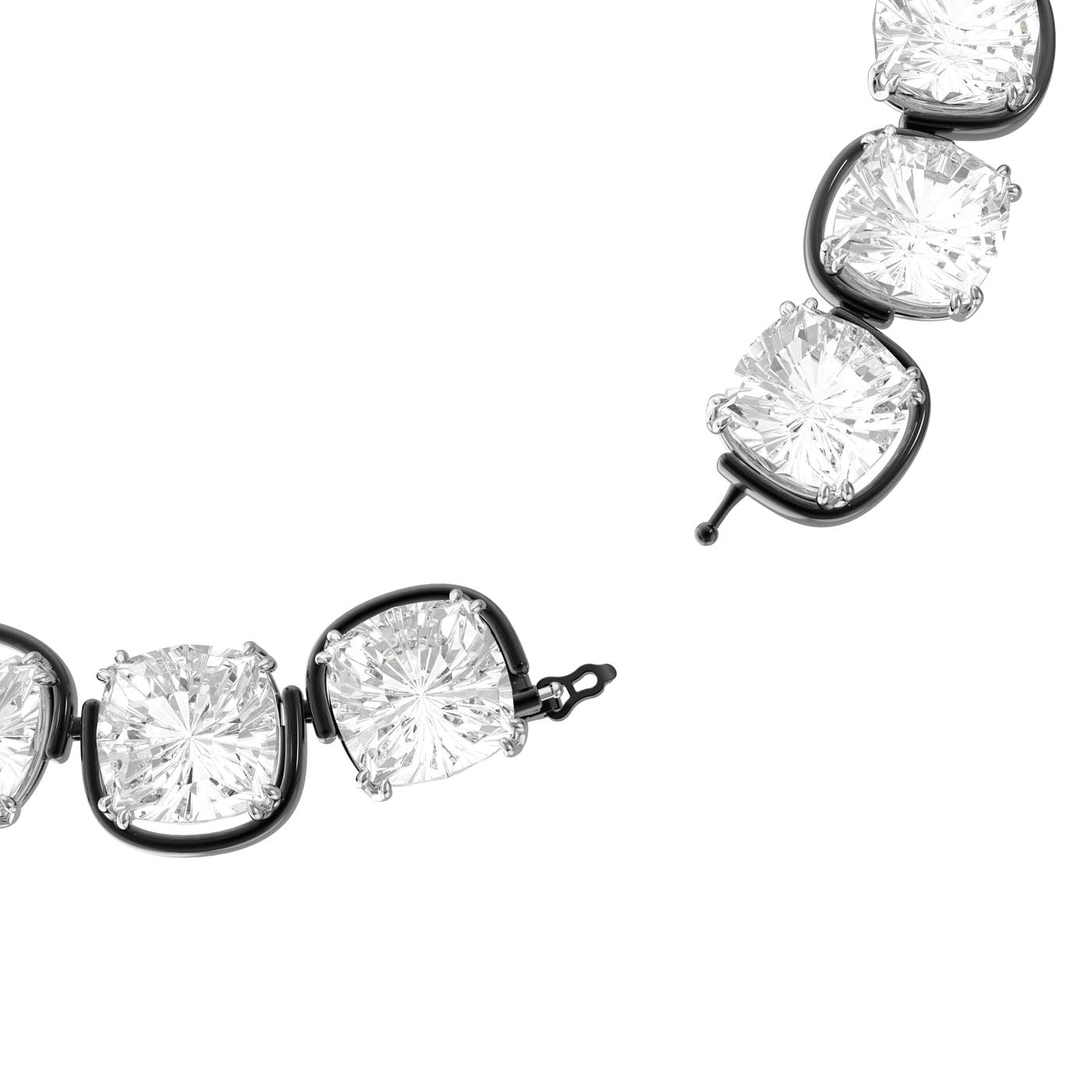 Swarovski Harmonia Square Crystal Necklace -Swarovski