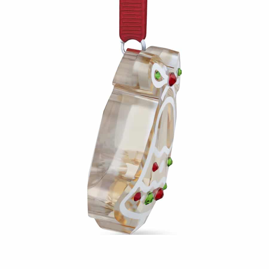 Swarovski Holiday Cheers Gingerbread Bell Ornament -Swarovski