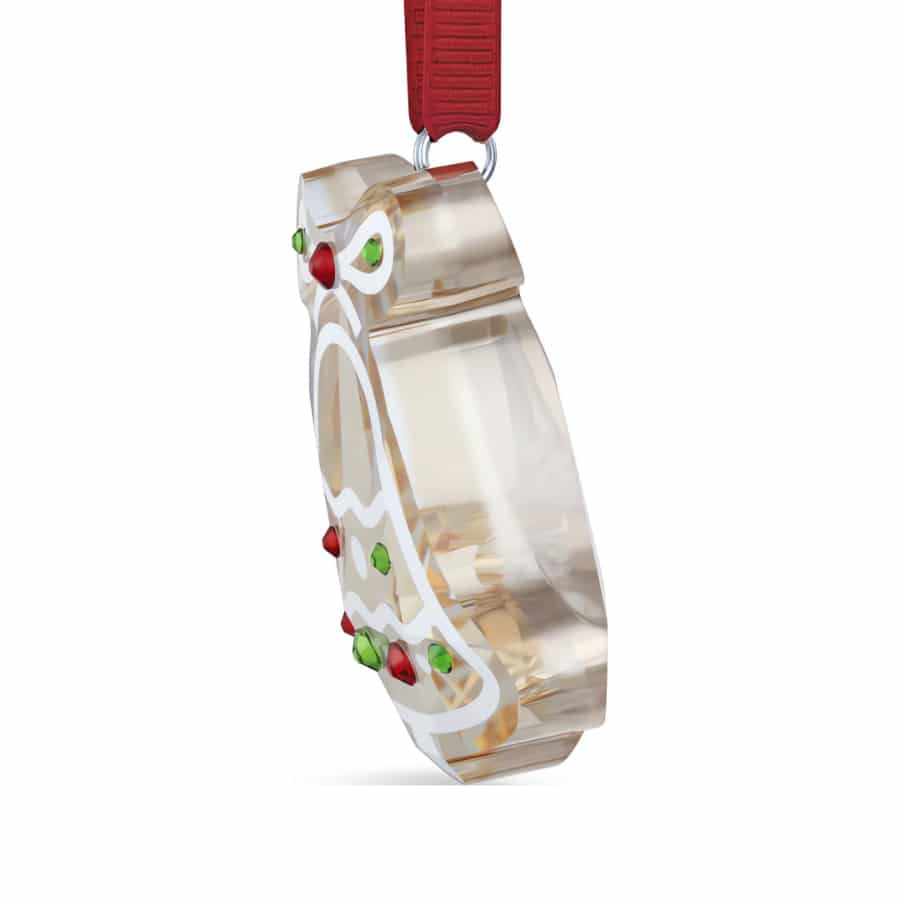 Swarovski Holiday Cheers Gingerbread Bell Ornament -Swarovski