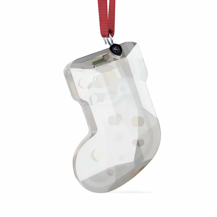 Swarovski Holiday Cheers Gingerbread Stocking Ornament -Swarovski
