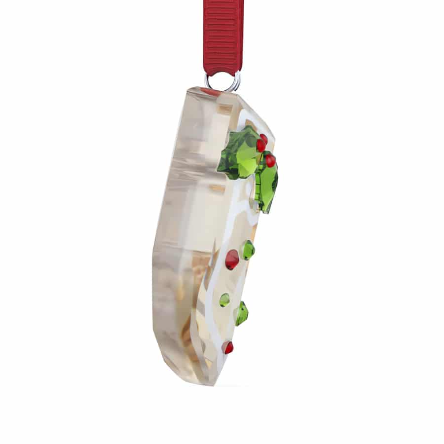 Swarovski Holiday Cheers Gingerbread Stocking Ornament -Swarovski
