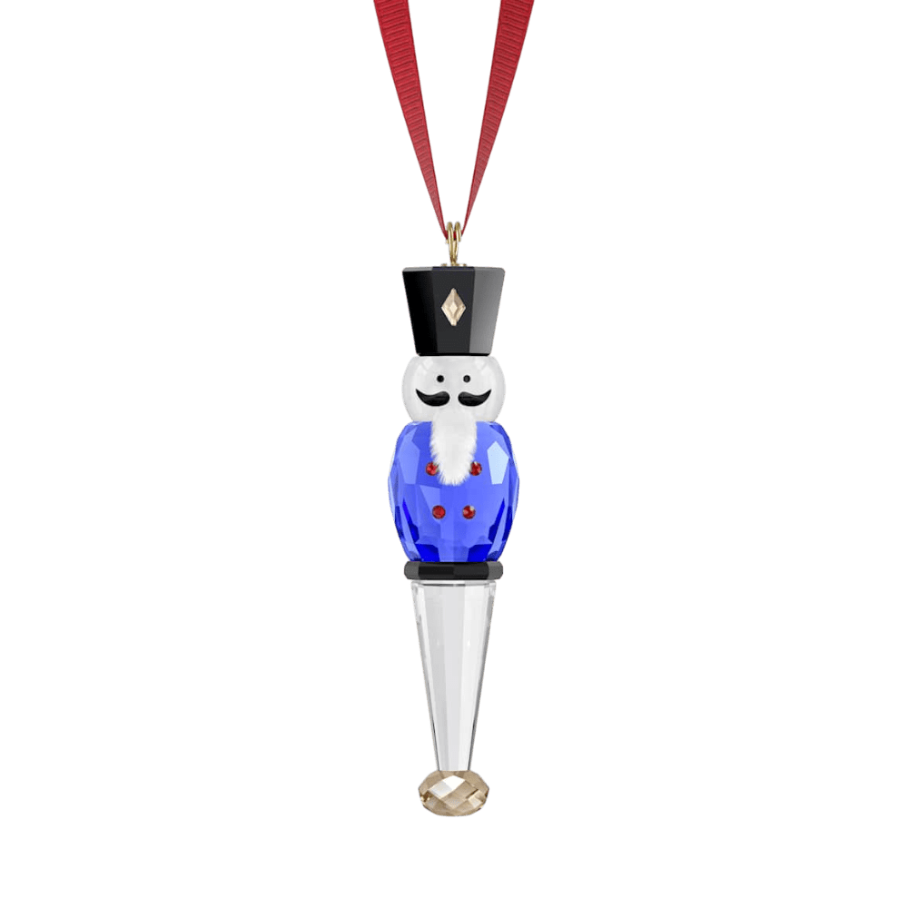 Swarovski Holiday Cheers Nutcracker Ornament Blue -Swaroski