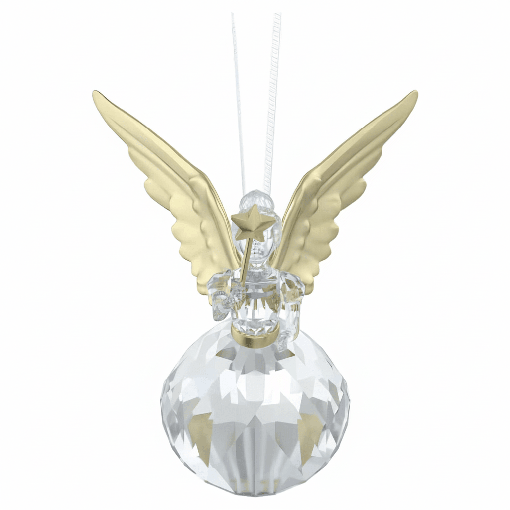 Swarovski Holiday Magic Angel Ornament -Swarovski