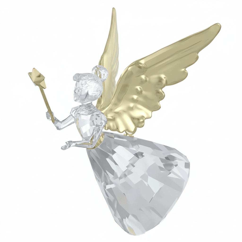 Swarovski Holiday Magic Angel Ornament -Swarovski