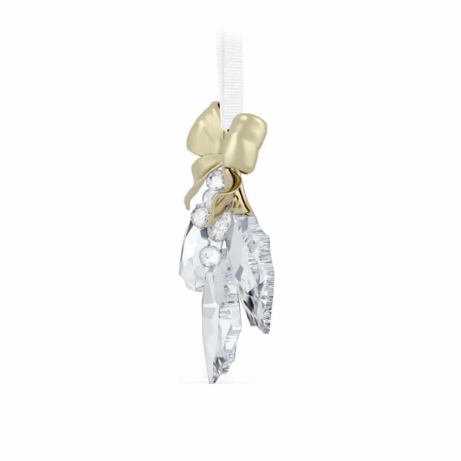 Swarovski Holiday Magic Holly Leaves Ornament -Swarovski