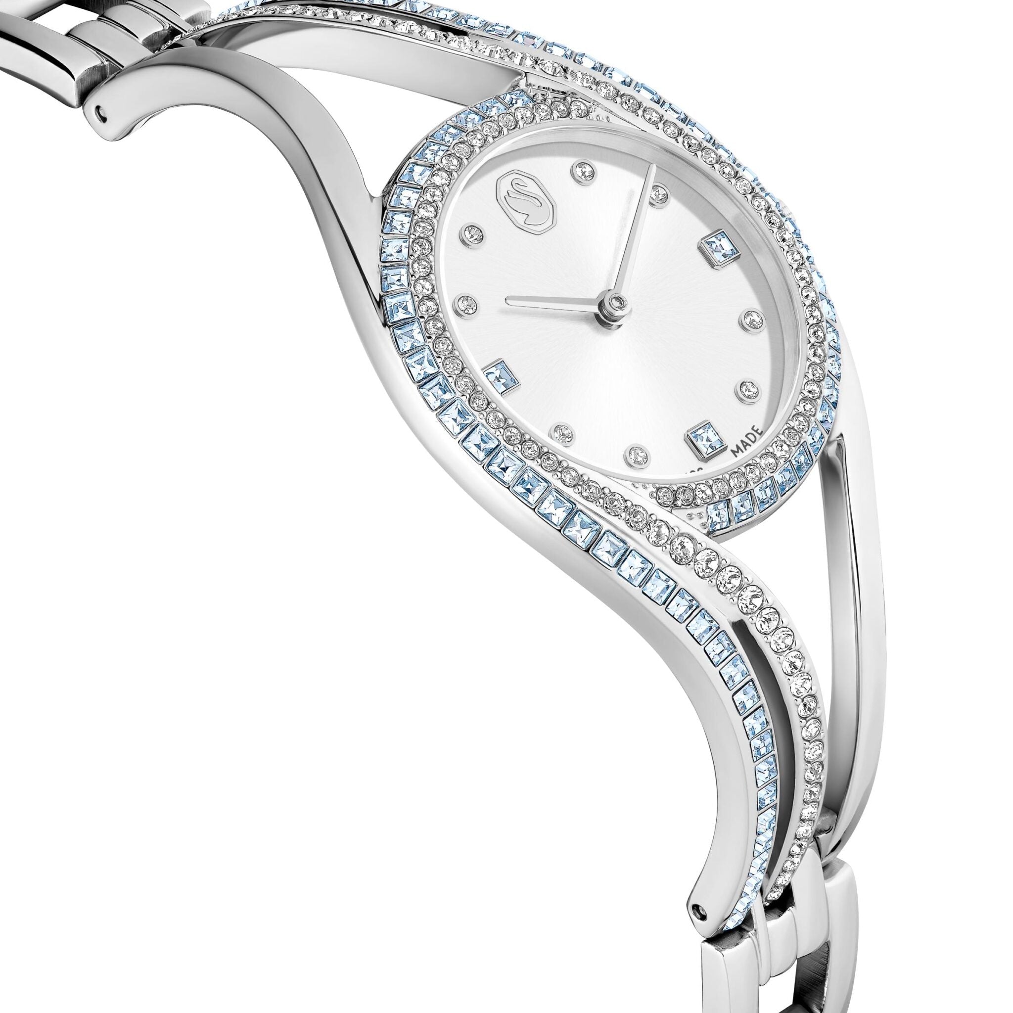 Swarovski Hyperbola Bangle Watch Swiss Made, Stainless steel -Swarovski