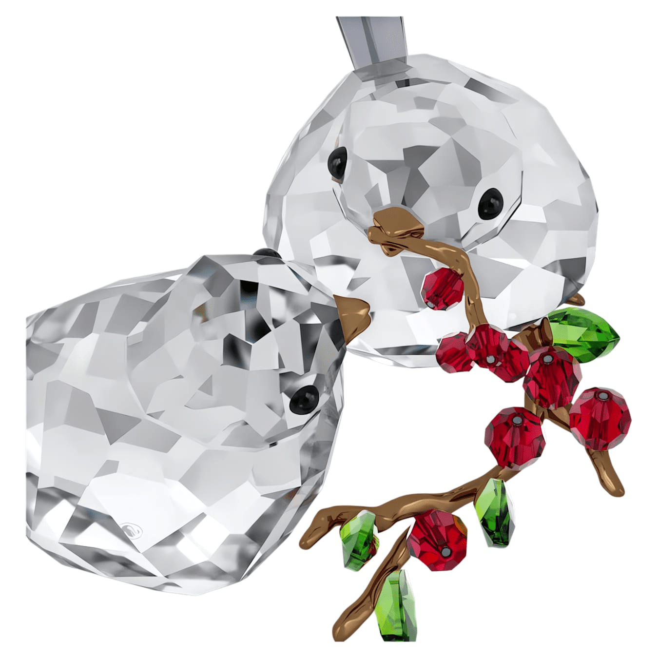 Swarovski Idyllia Bird Couple and Berries -Swarovski