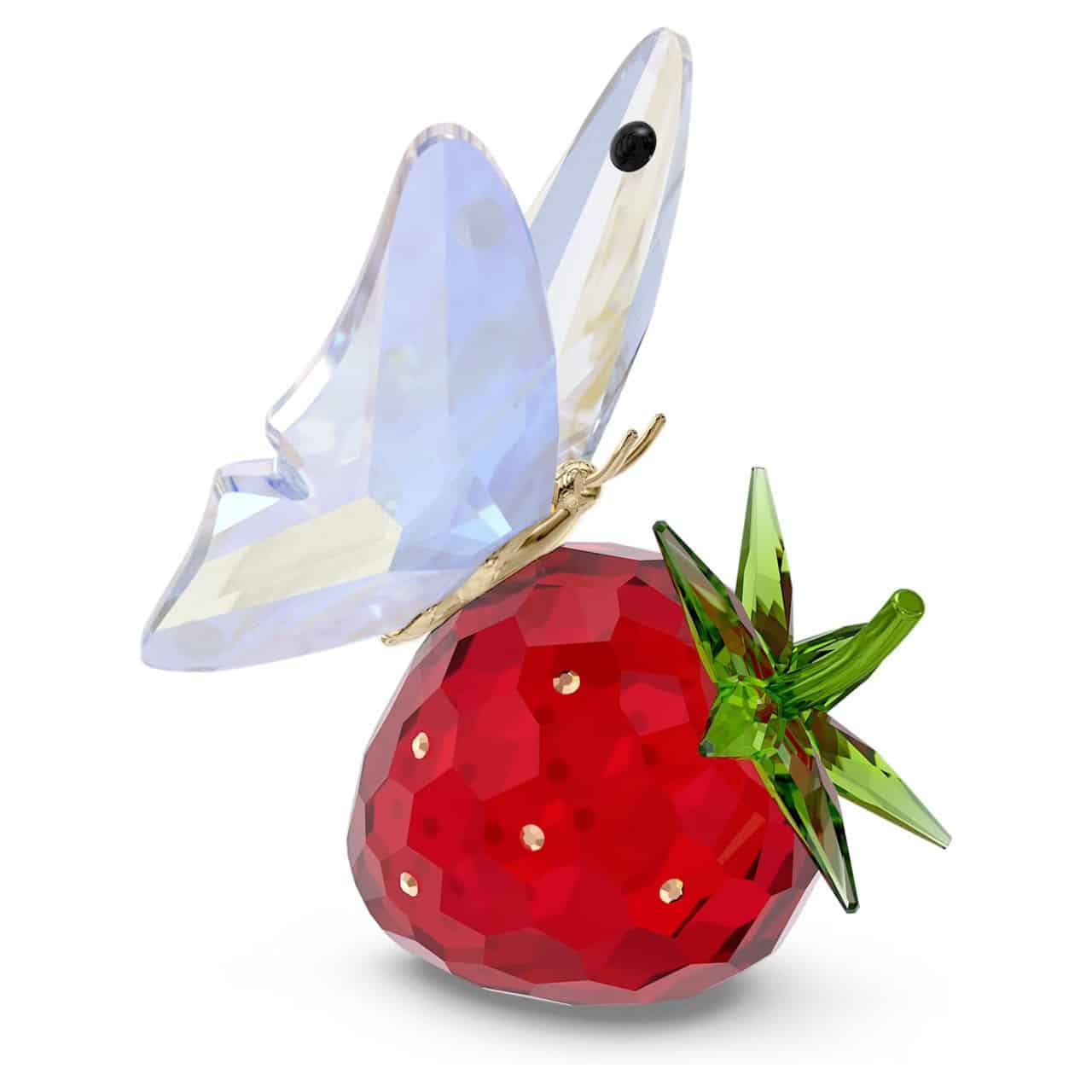Swarovski Idyllia Butterfly and Strawberry -Swarovski