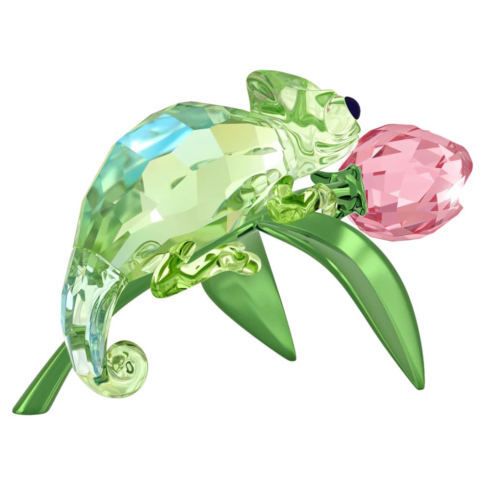 Swarovski Idyllia Chameleon and Tulip -Swarovski