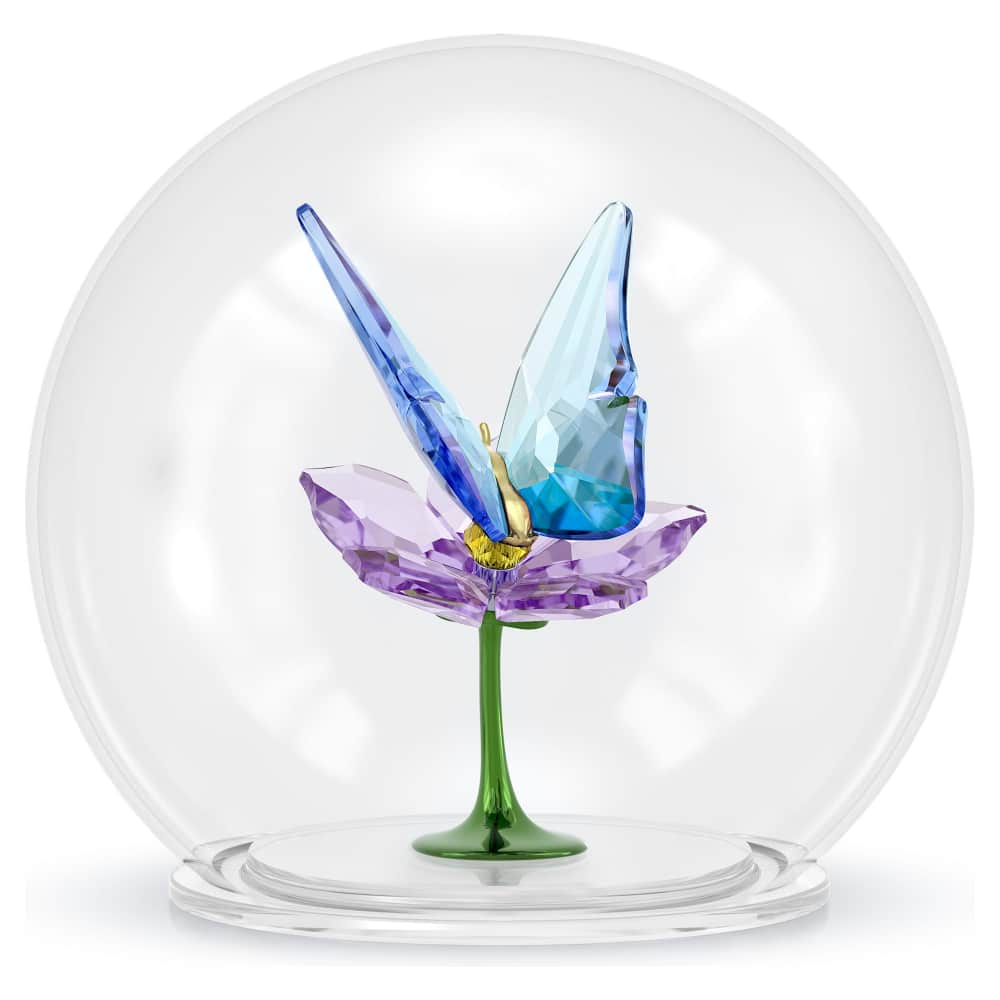 Swarovski Idyllia Glass Ball Butterfly and Flower -Swarovski
