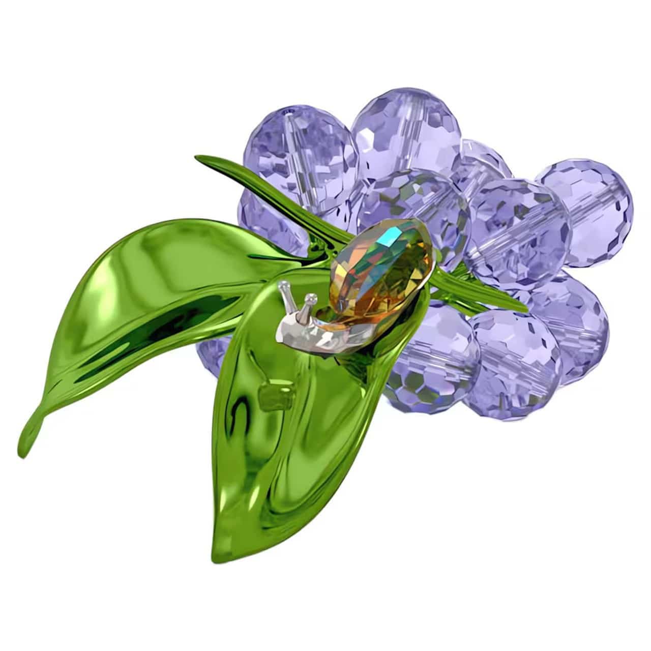 Swarovski Idyllia Snail and Blueberries -Swarovski