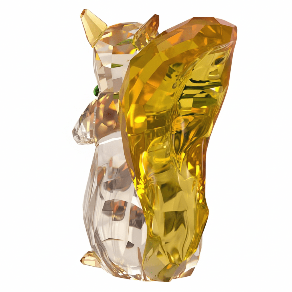 Swarovski Idyllia Squirrel and Acorn -Swarovski