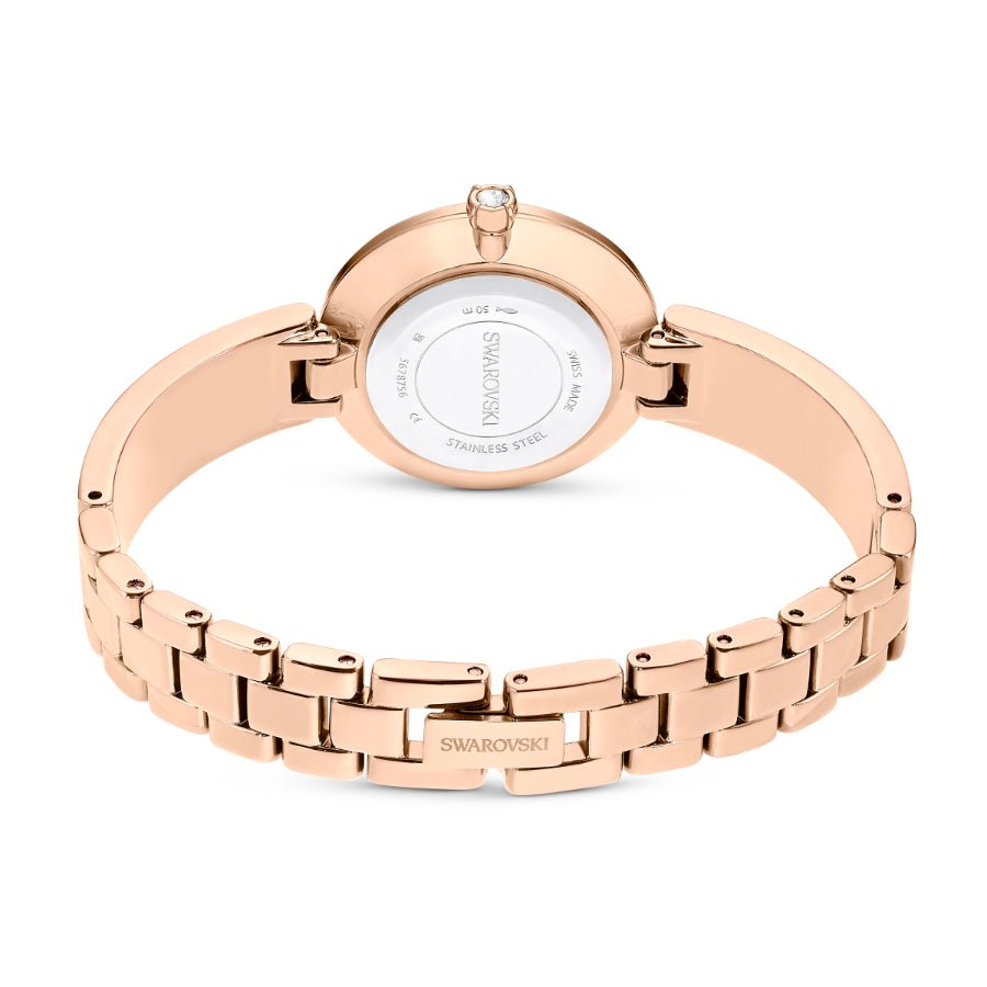 Swarovski Illumina Watch, Swiss Made, Crystal Bracelet, Pink, Rose Gold-tone Finish -Swarovski