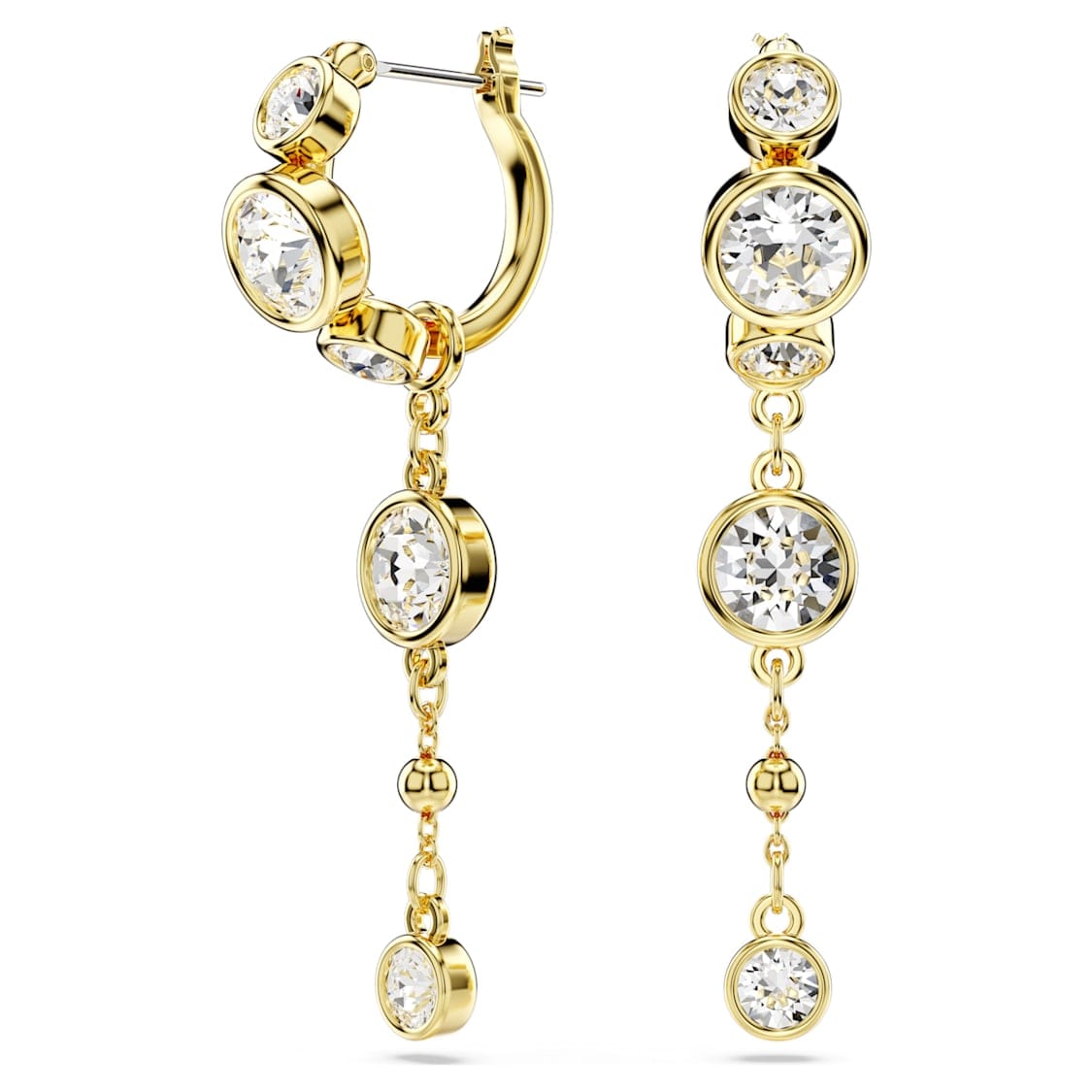 Swarovski Imber Drop Earrings Round Cut -Swarovski