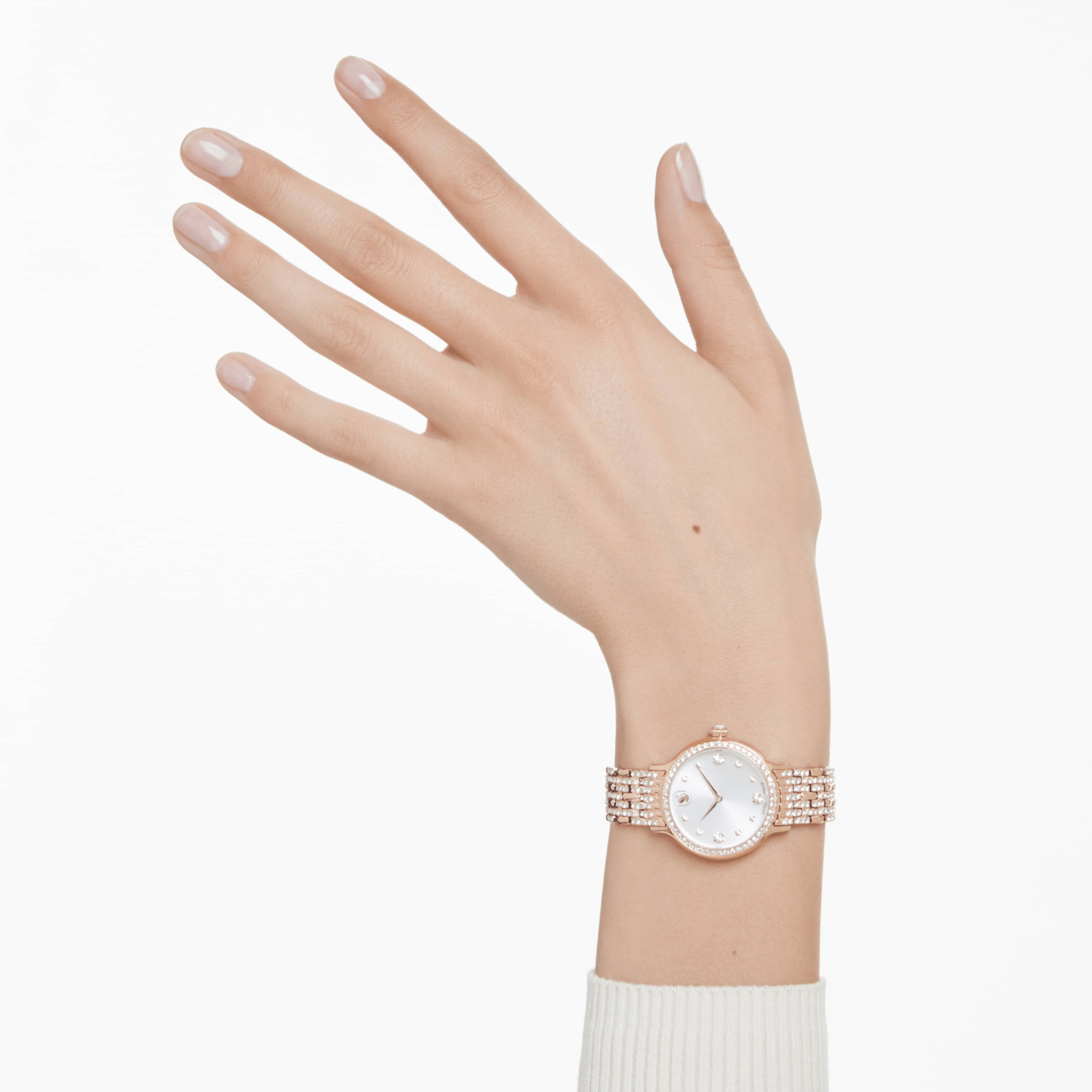 Swarovski Imber Watch Swiss Made, Metal Bracelet, Rose gold tone, Rose gold-tone finish -Swarovski