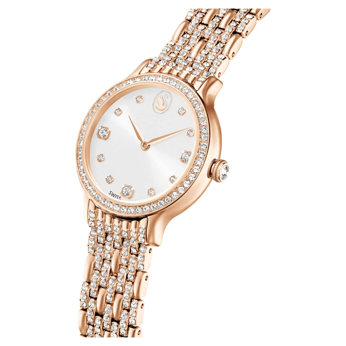 Swarovski Imber Watch Swiss Made, Metal Bracelet, Rose gold tone, Rose gold-tone finish -Swarovski