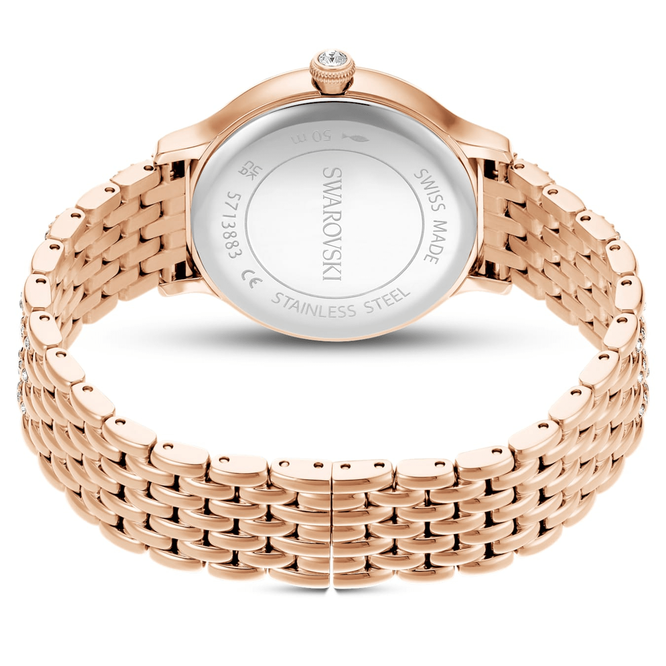 Swarovski Imber Watch Swiss Made, Metal Bracelet, Rose gold tone, Rose gold-tone finish -Swarovski