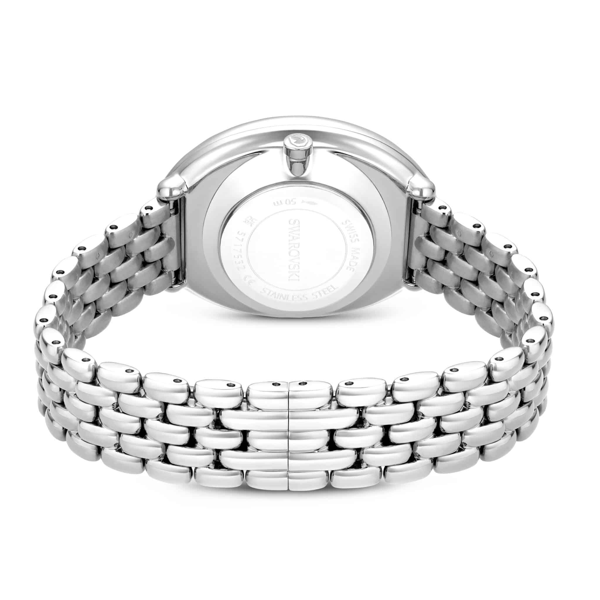 Swarovski Imber Watch, Swiss Made, Metal bracelet, Silver tone, Stainless steel -Swarovski