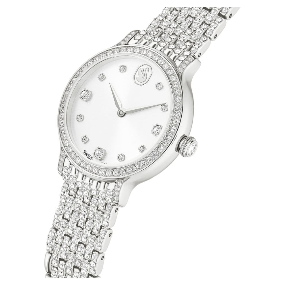 Swarovski Imber Watch, Swiss Made, Metal Bracelet, Silver tone, Stainless steel -Swarovski