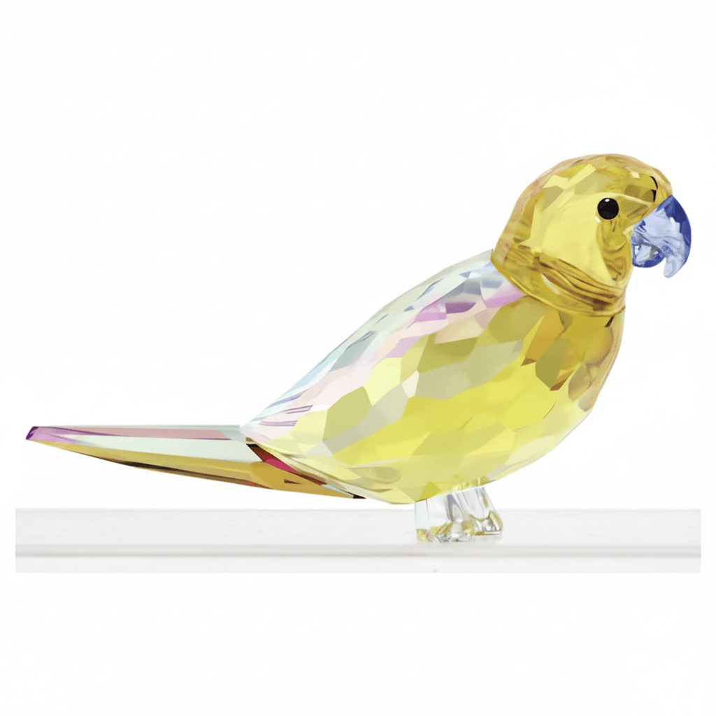 Swarovski Jungle Beats Yellow Parakeet Lechee -Swarovski