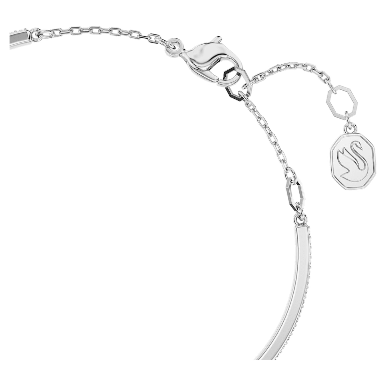 Swarovski Luna Bangle Moon White Rhodium plated -Swarovski