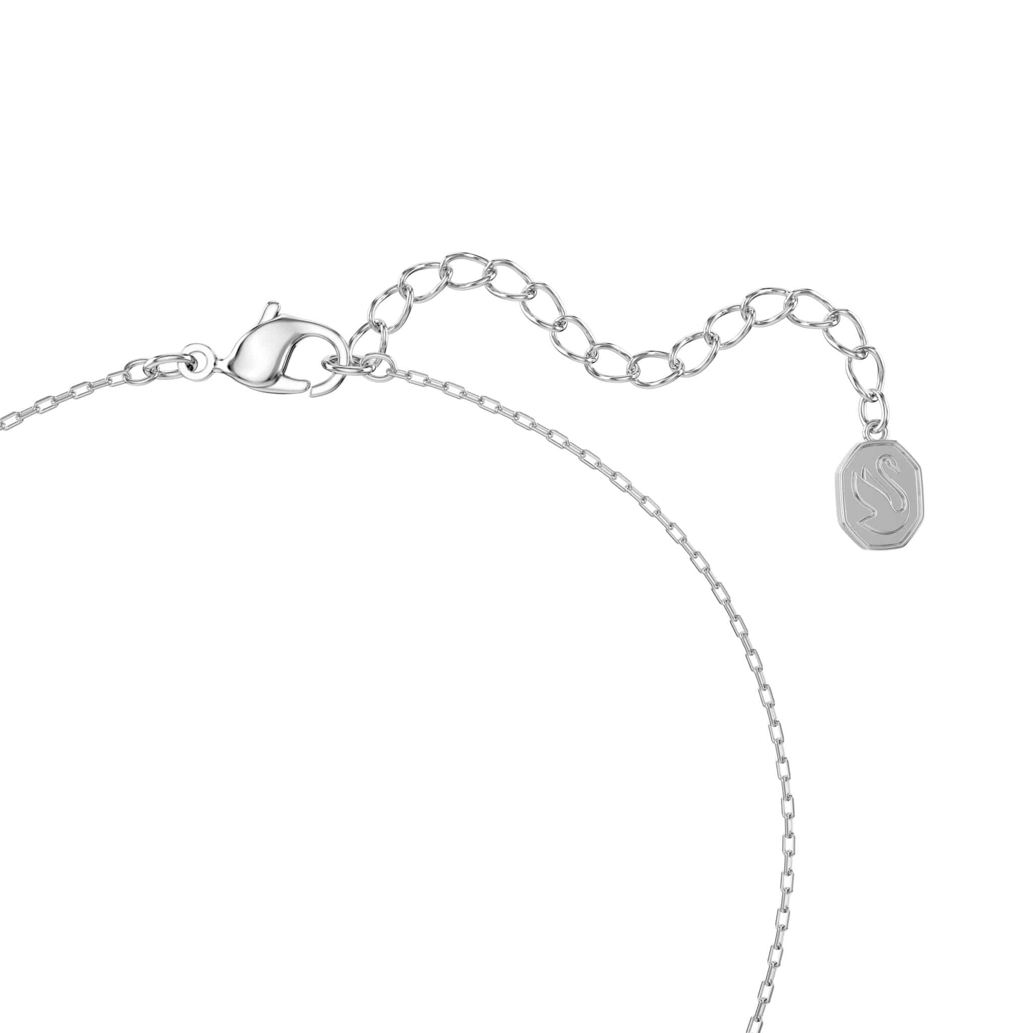 Swarovski Magic Pendant Small , Blue, Rhodium Plated -Swarovski
