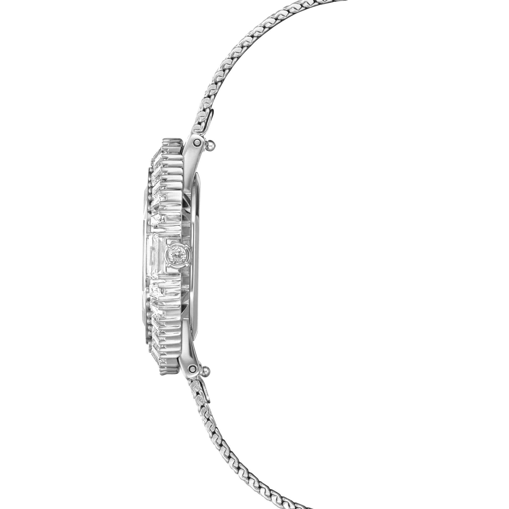 Swarovski Matrix Octagon Watch, Metal Bracelet, Silver tone, Stainless steel -Swarovski