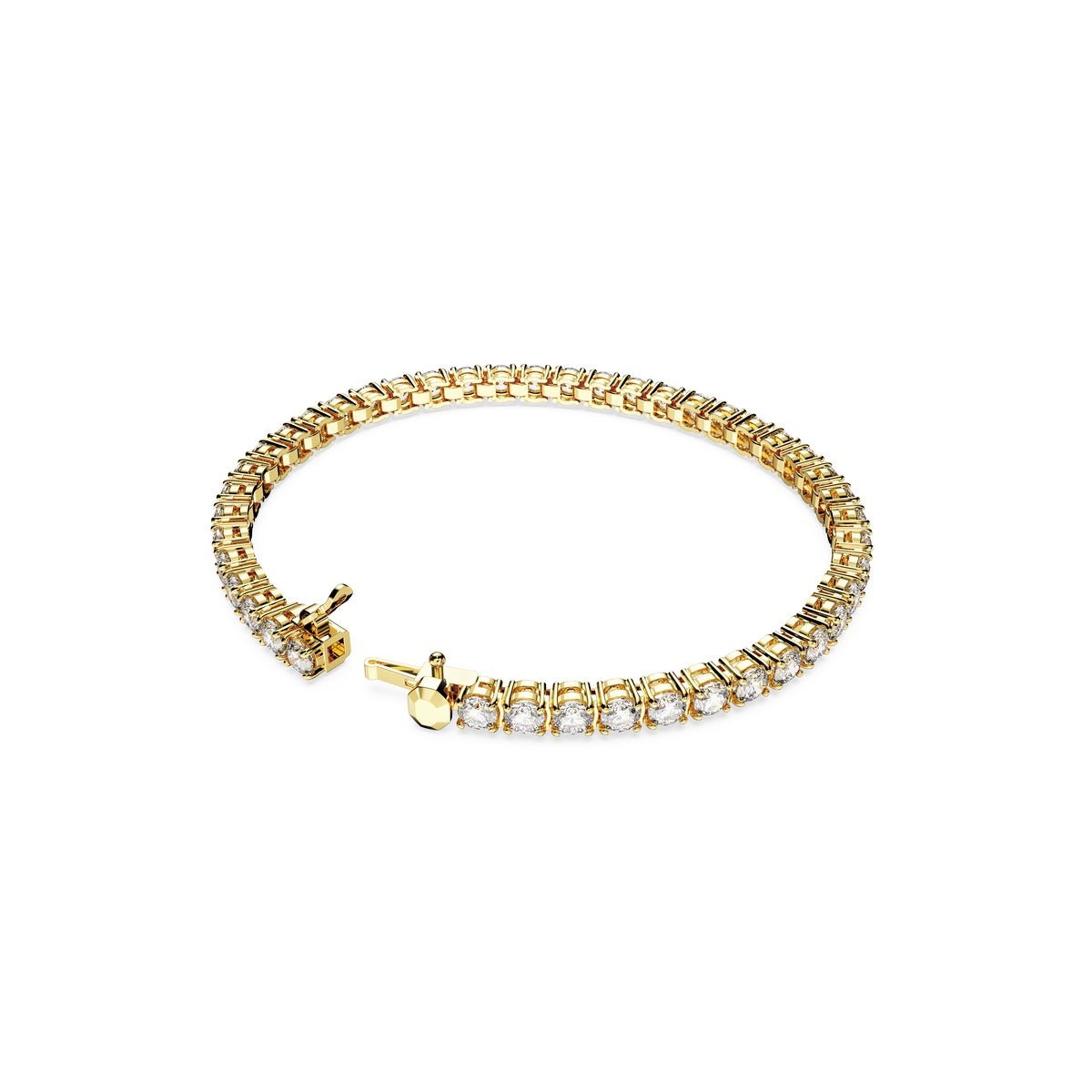Swarovski Matrix Tennis Bracelet Round Cut -Swarovski