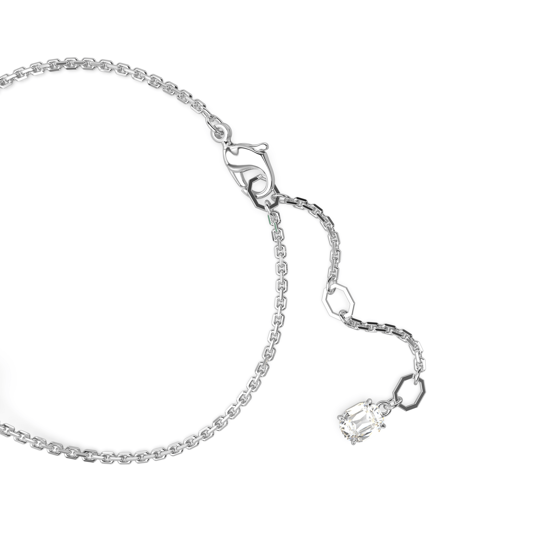 Swarovski Mesmera Bracelet Mixed Cuts Green Rhodium Plated -Swarovski