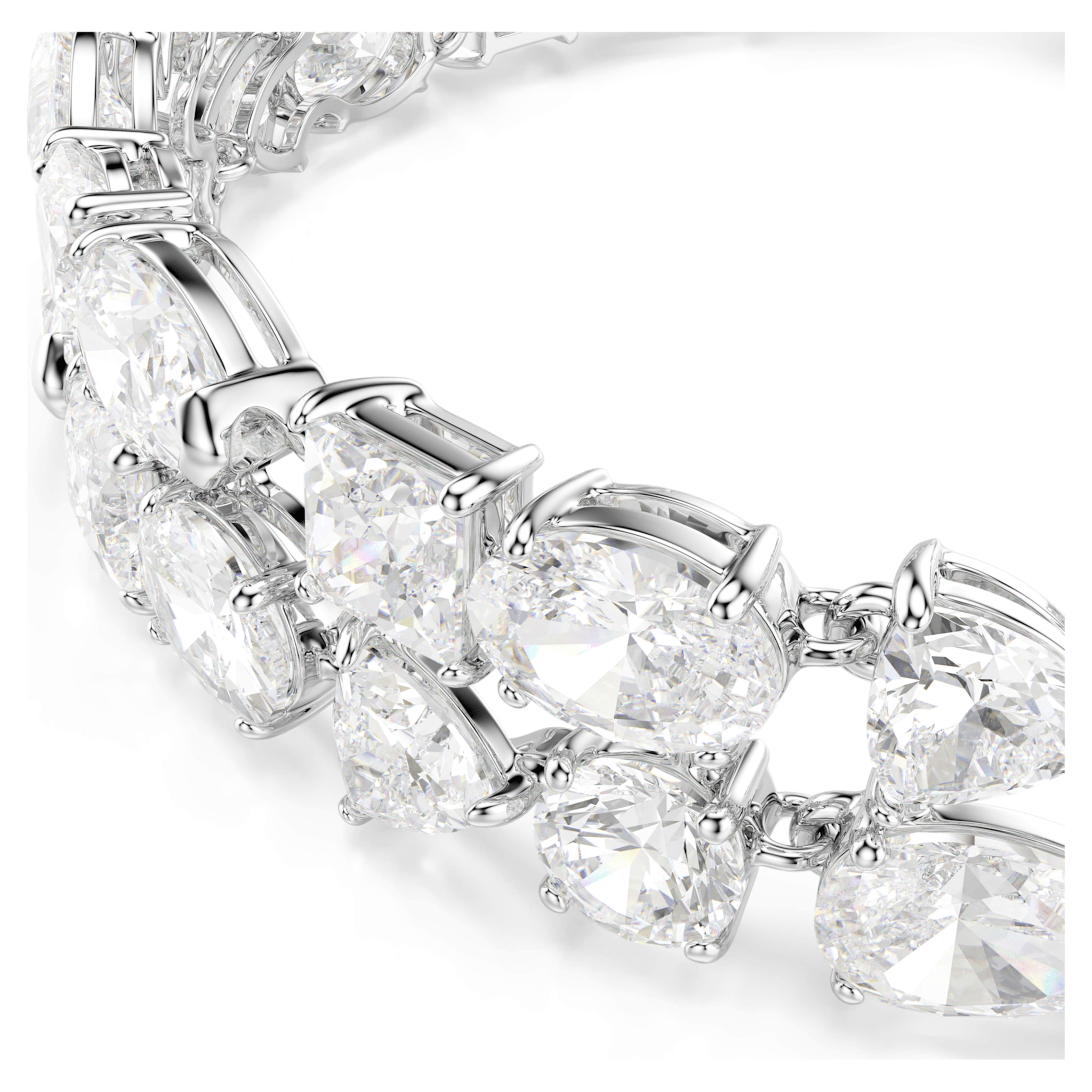 Swarovski Mesmera Bracelet Mixed Cuts White Rhodium Plated -Swarovski