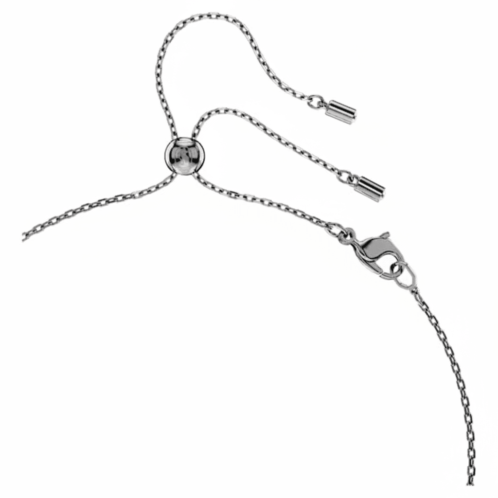 Swarovski Mesmera pendant Mixed cuts, Gray, Ruthenium plated -Swarovski