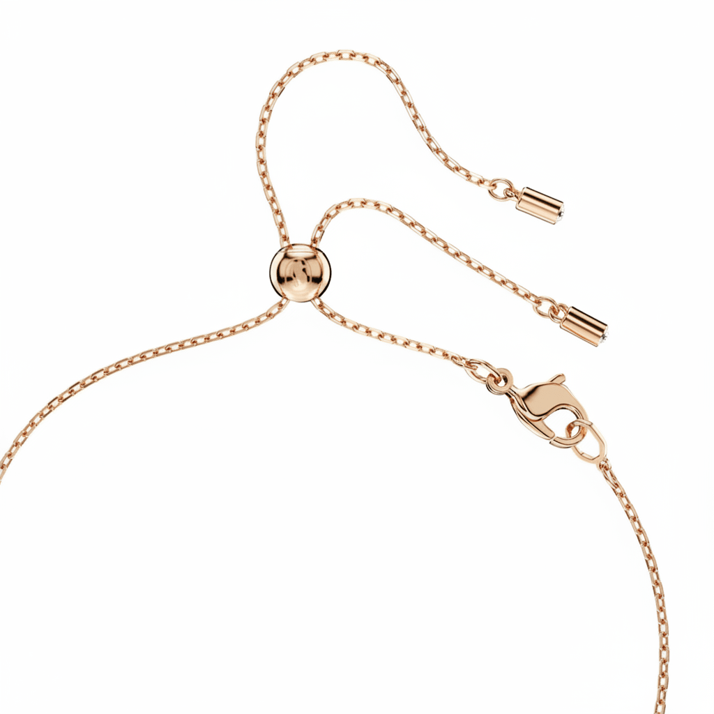 Swarovski Mesmera set Pear cut, Round cut, White, Rose gold-tone plated -Swarovski