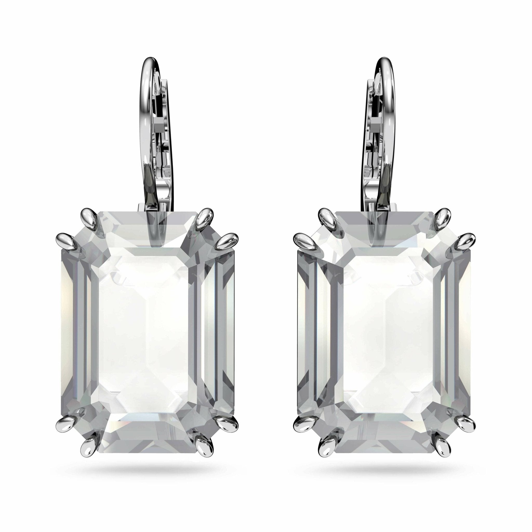 Swarovski Millenia Drop Earrings Octagon Cut -Swarovski