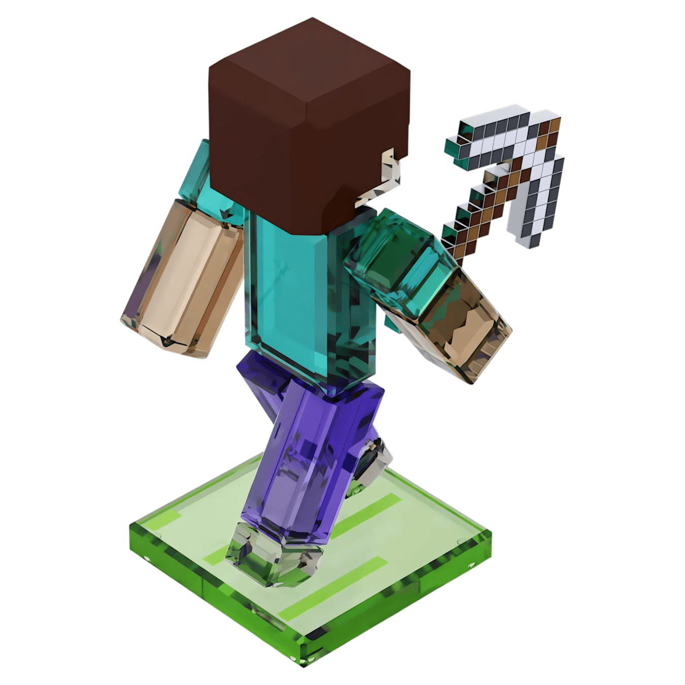 Swarovski Minecraft Steve -Swarovski