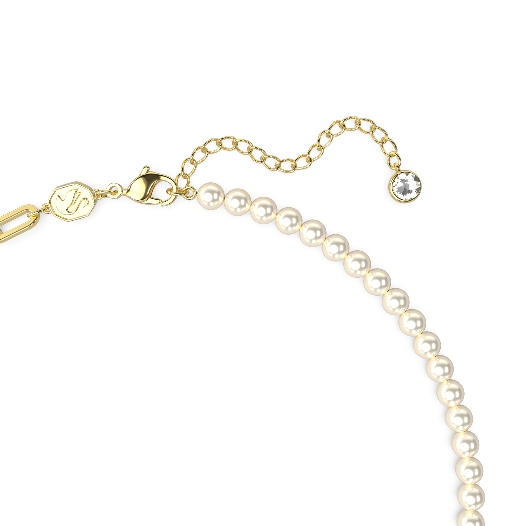 Swarovski MP Teddy Pendant, Bear, Multi-coloured, Gold-Tone Plated -Swarovski