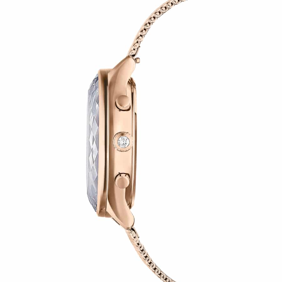 Swarovski Nova Chrono Watch, Swiss Made, Metal Bracelet, Rose Gold-Tone Finish -Swarovski