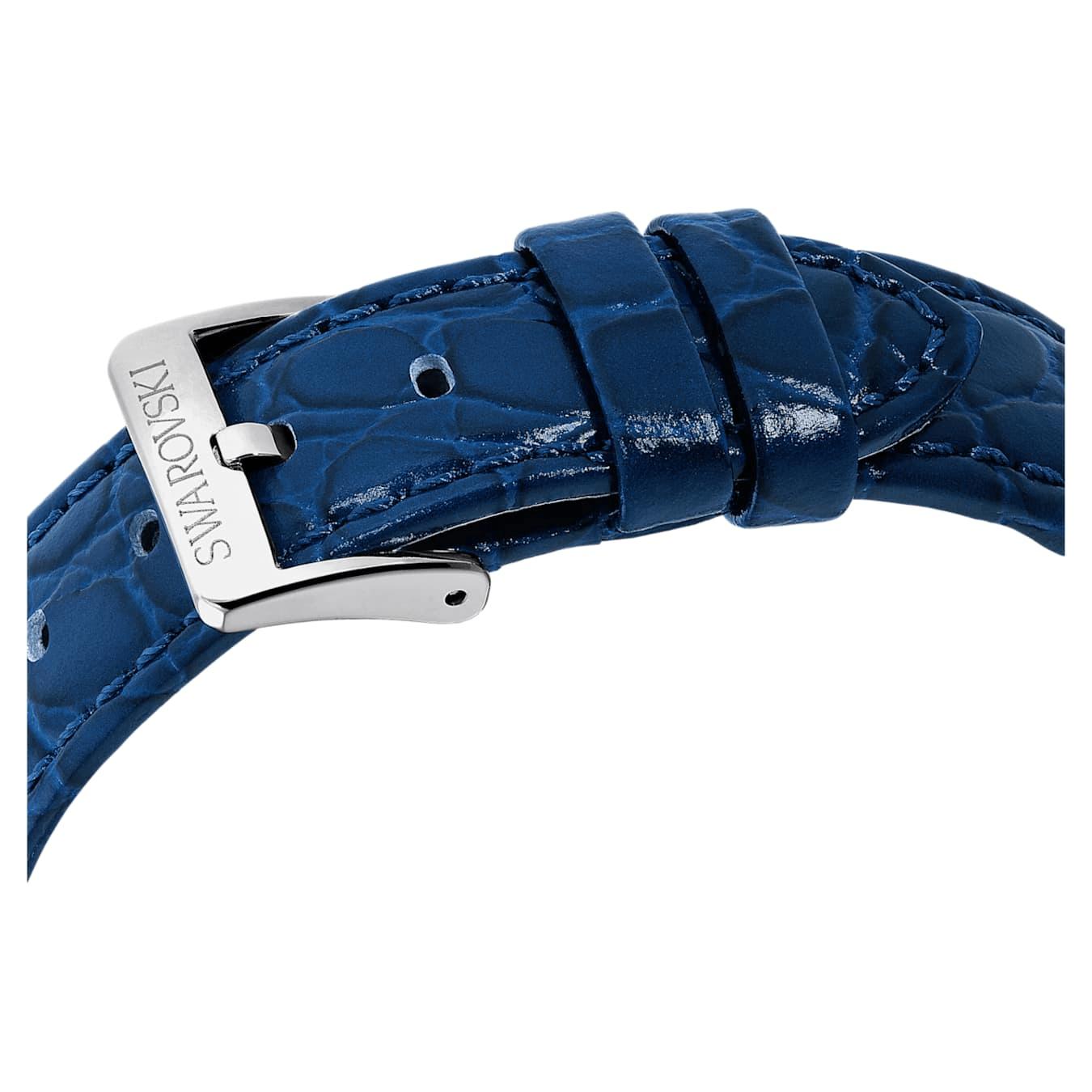 Swarovski Octea Moon Watch, Swiss Made, Moon, Leather Strap, Blue finish -Swarovski
