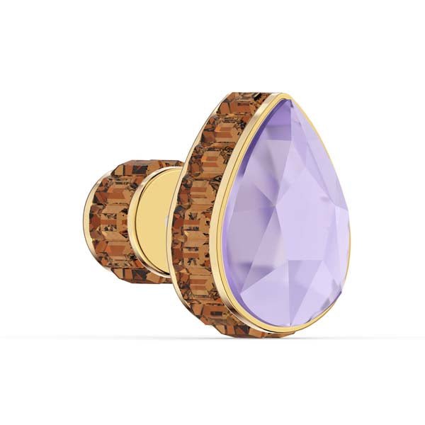 Swarovski Orbita Stud Earring Single, Multicolored, Gold-tone Plated -Swarovski