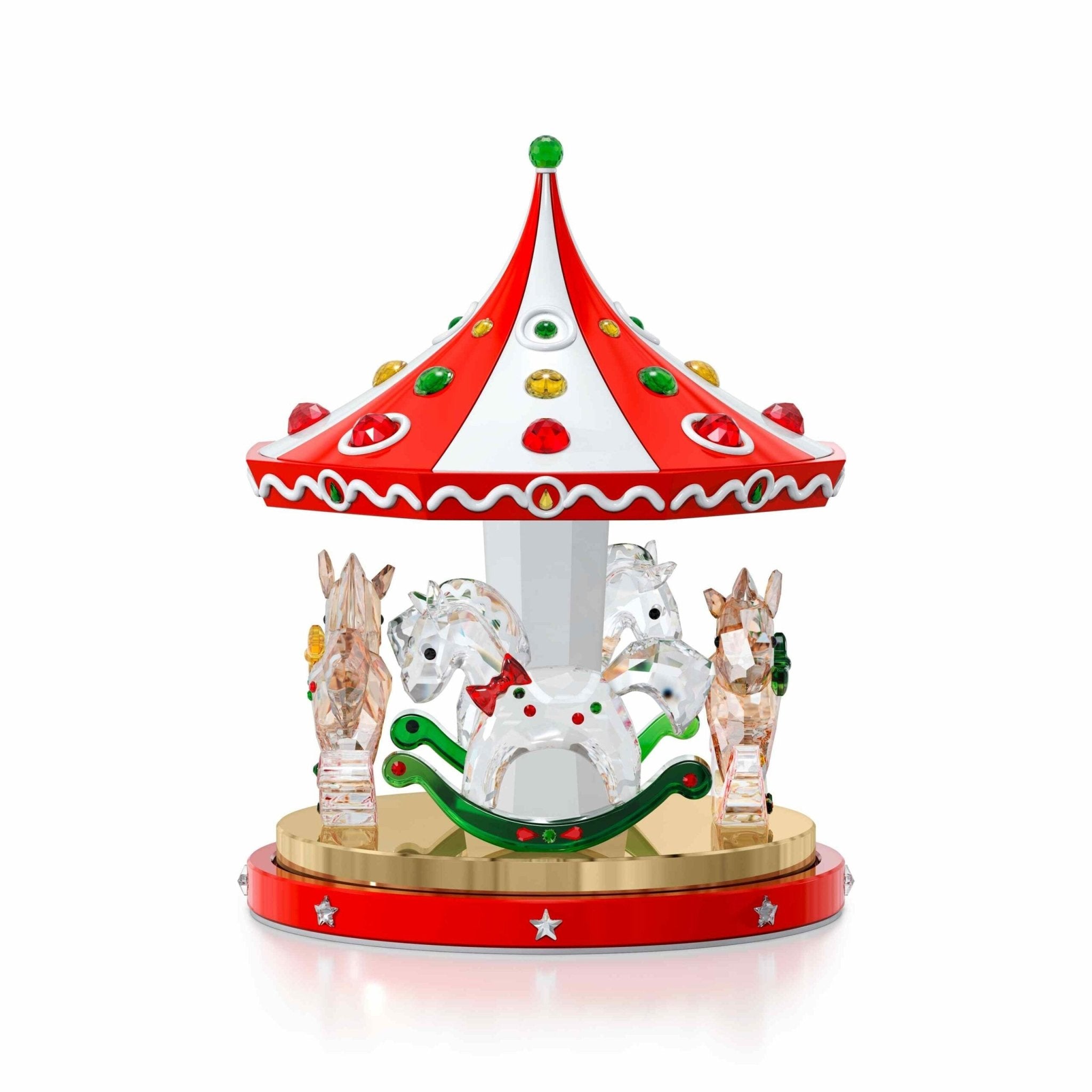 Swarovski Ornament : Holiday Cheers:Carousel -Swarovski