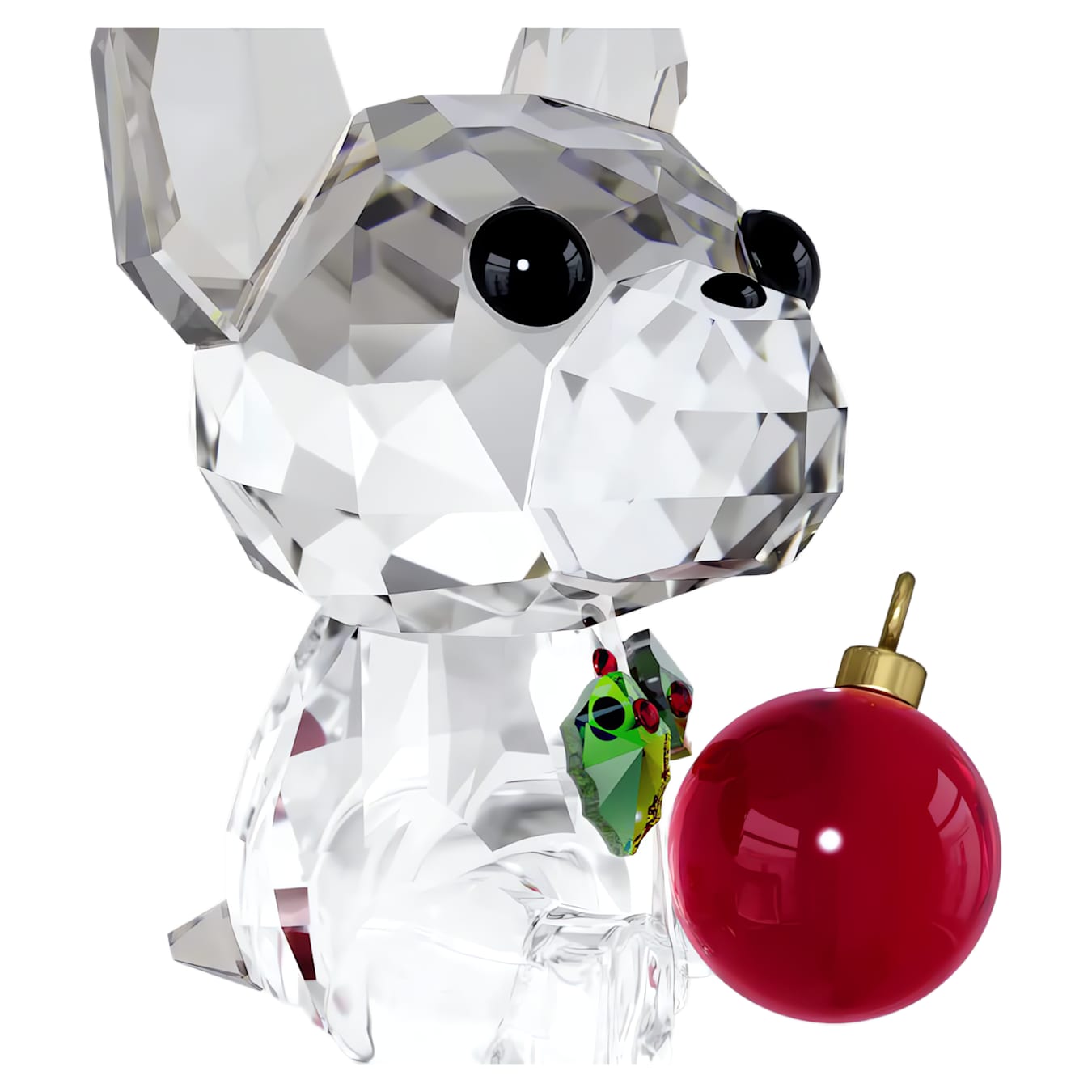 Swarovski Ornament : Holiday Cheers:French Bulldog -Swarovski