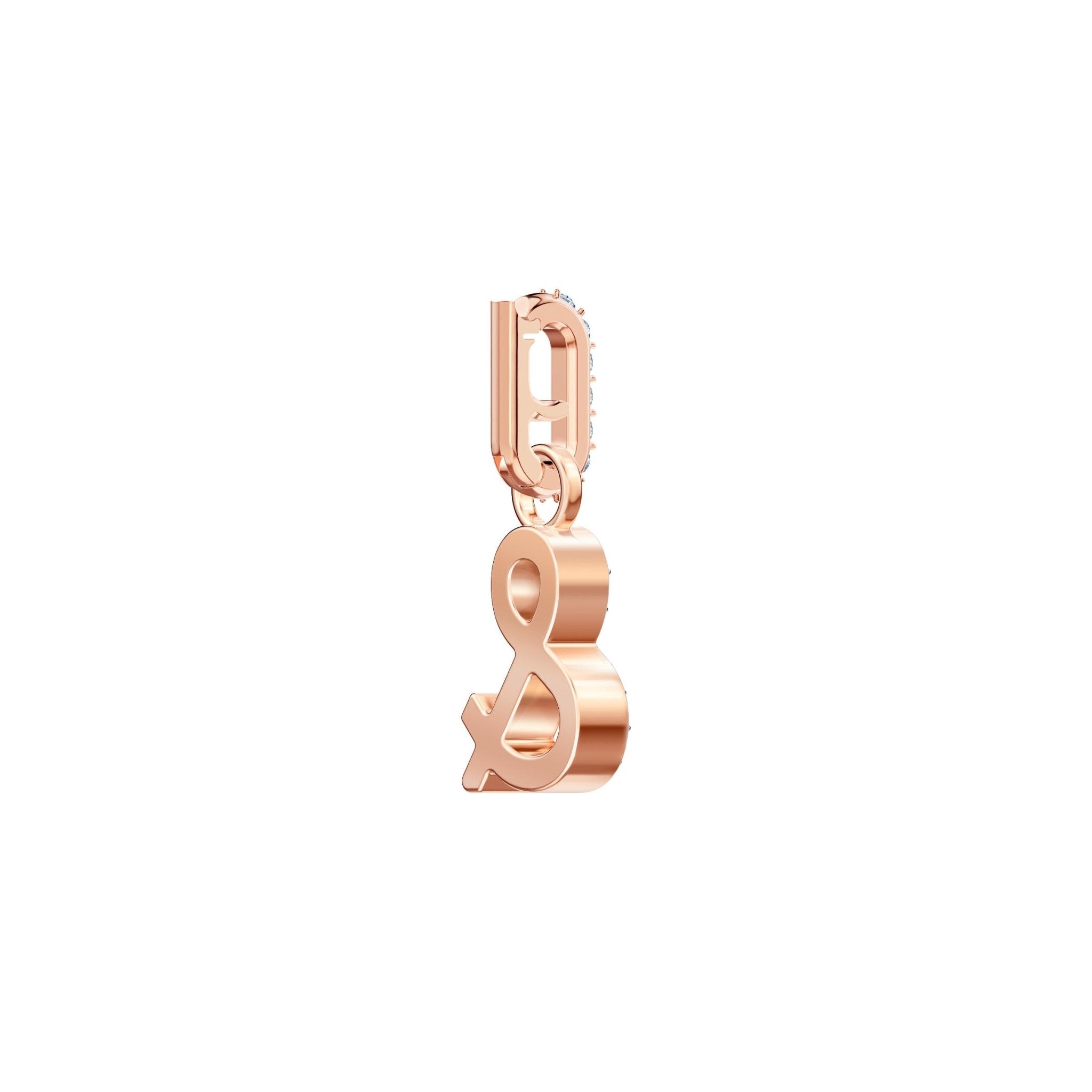 Swarovski Remix Collection & Charm, White, Rose-Gold Tone Plated -Swarovski