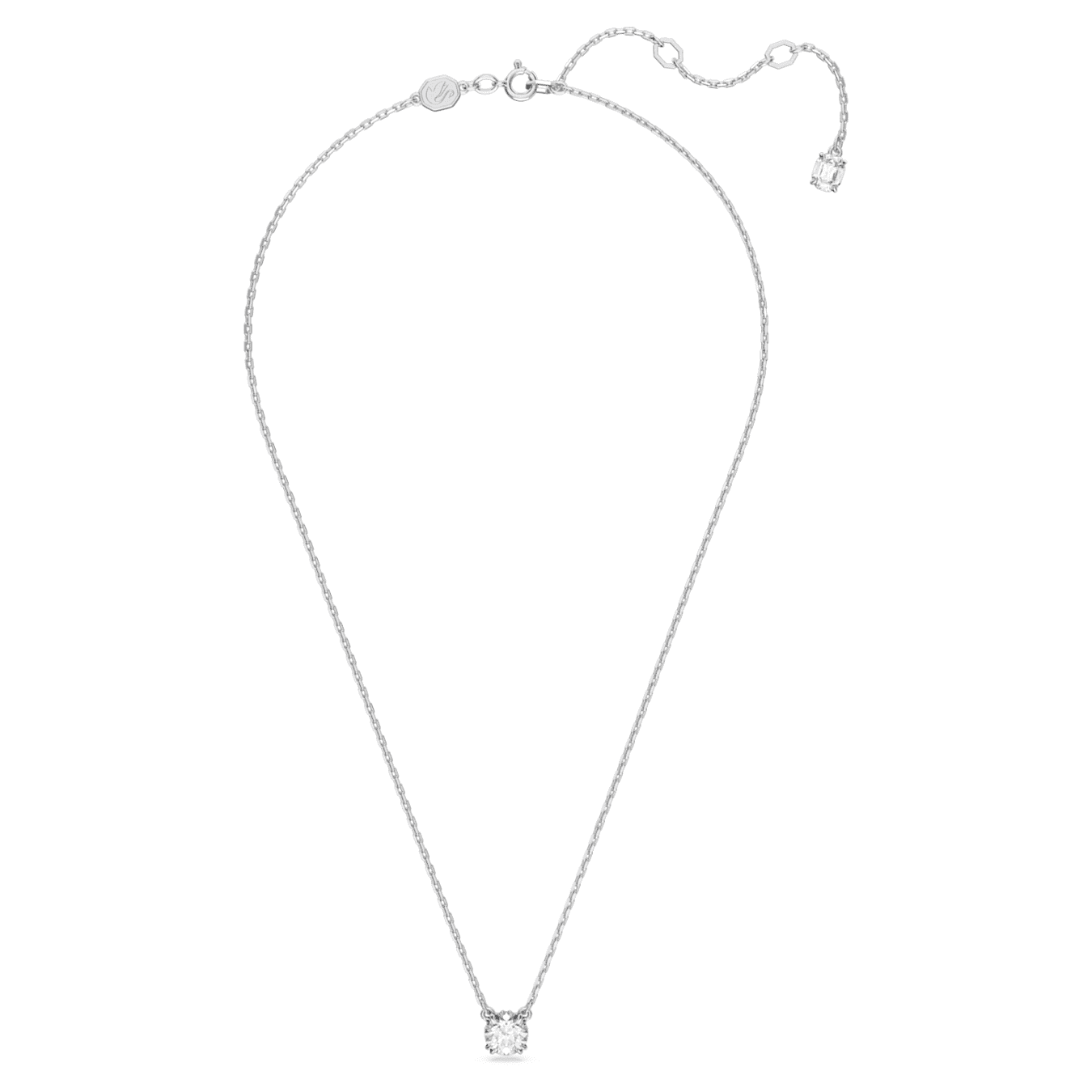 Swarovski Stilla Pendant White Rhodium Plated -Swarovski