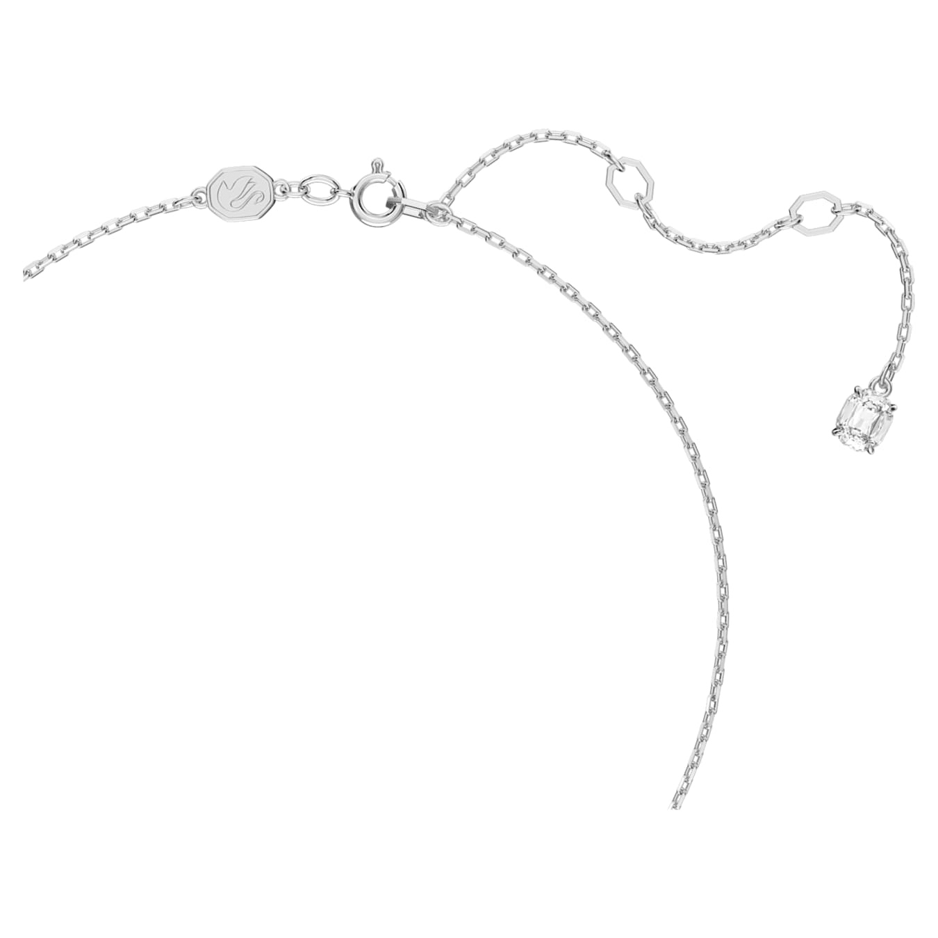 Swarovski Stilla Pendant White Rhodium Plated -Swarovski