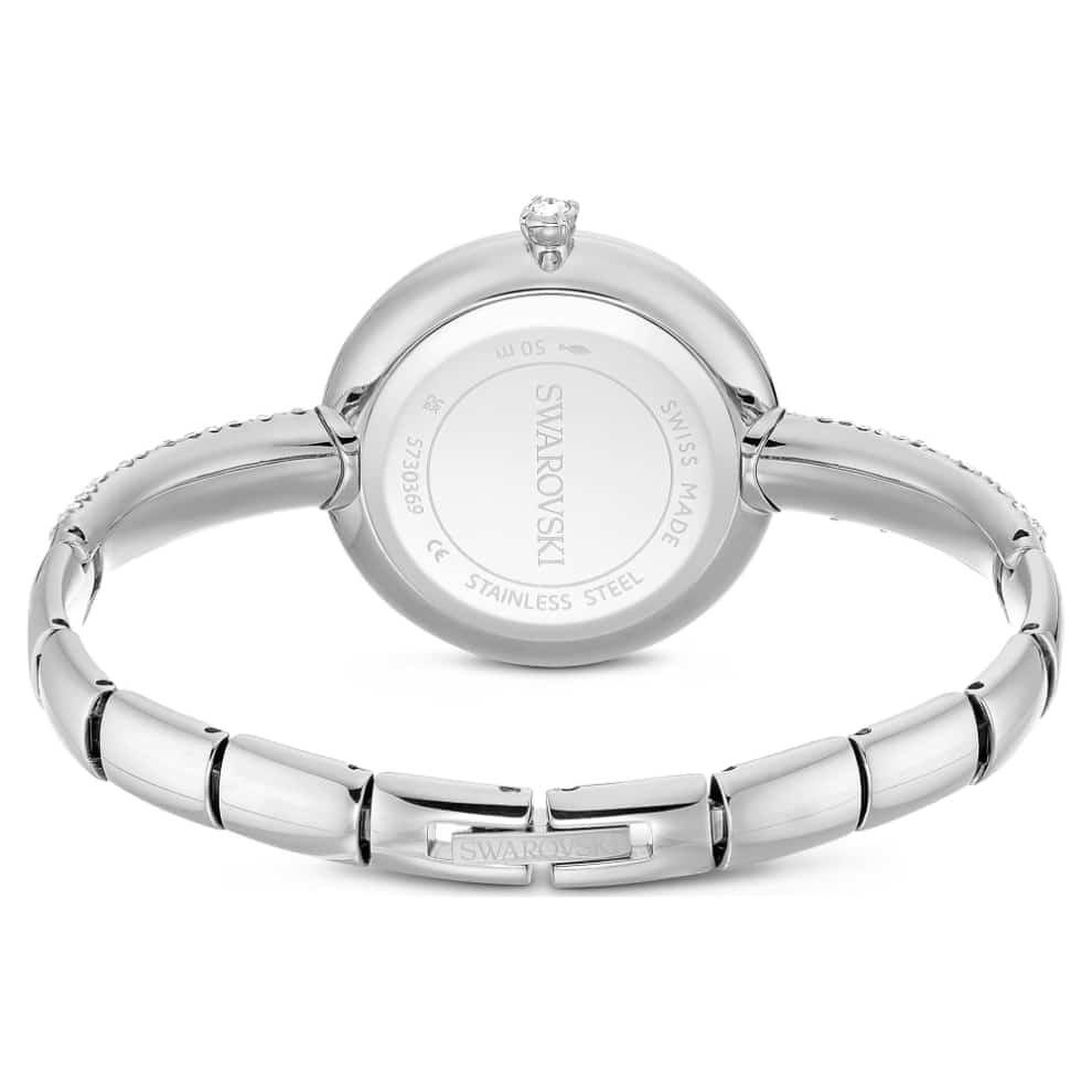 Swarovski Sublima Bangle Watch, Swiss Made, Metal Bracelet, Silver tone, Stainless steel -Swarovski